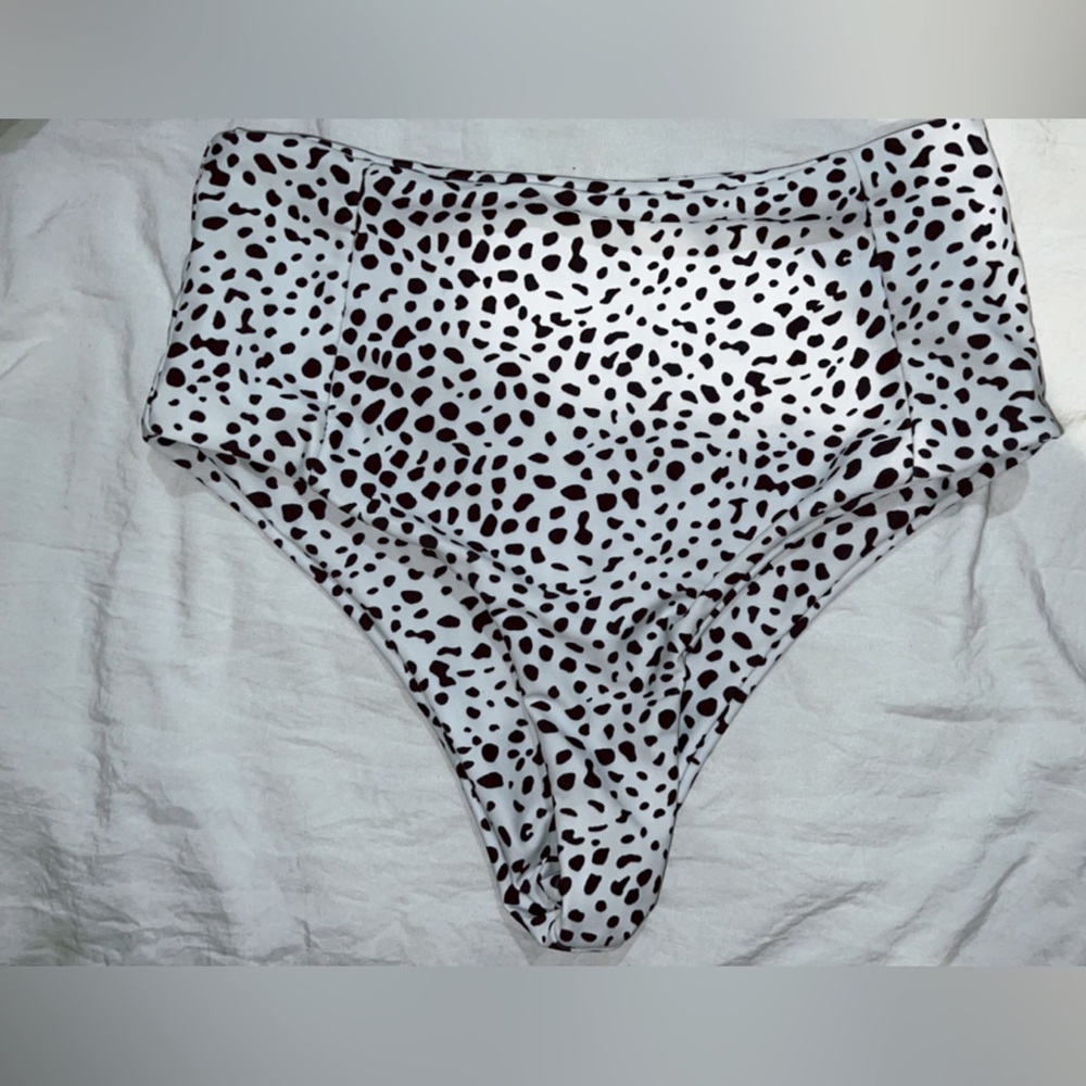 dalmatian print bottoms